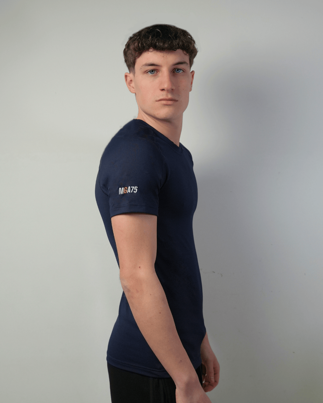 Maglia attillata blu