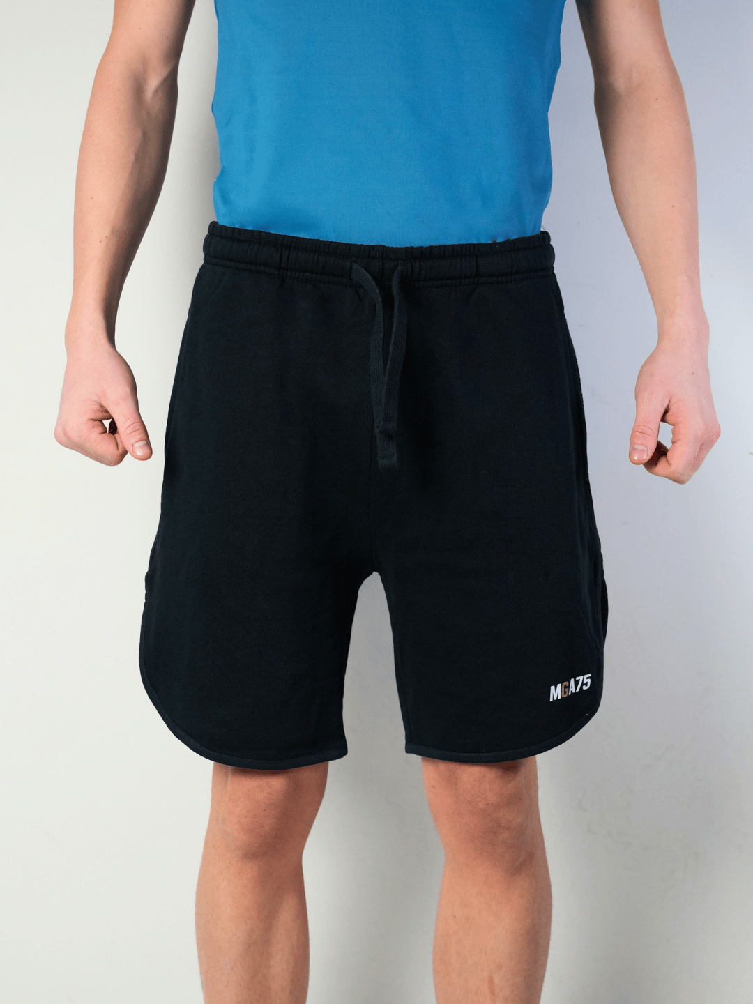 Pantaloncini in cotone nero