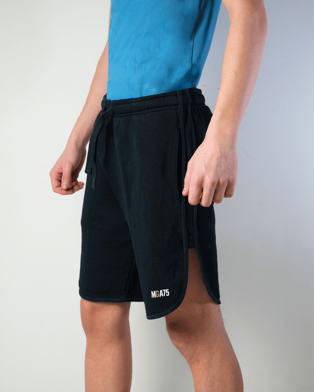 Pantaloncini in cotone nero