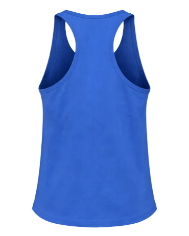 canotta in cotone azzurro chiaro