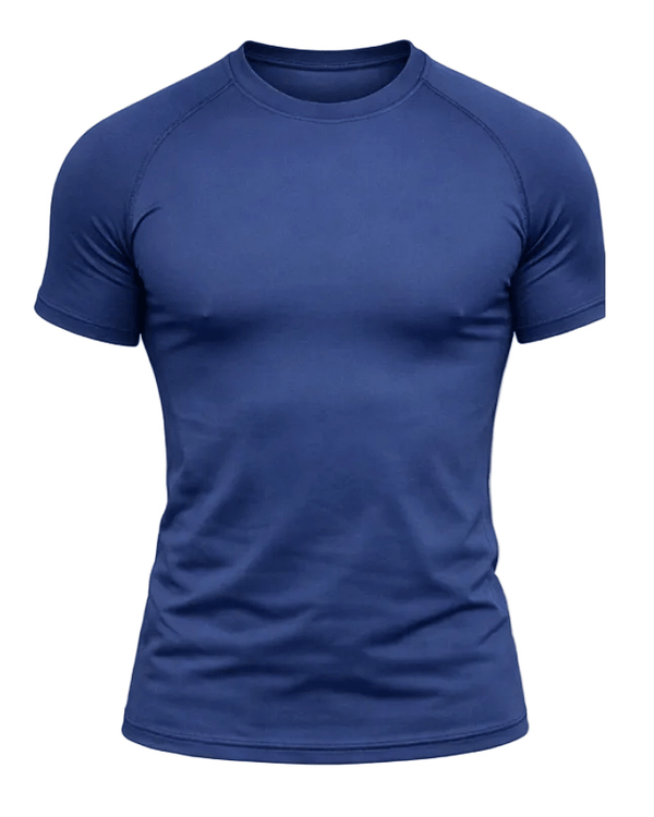 Maglia attillata blu