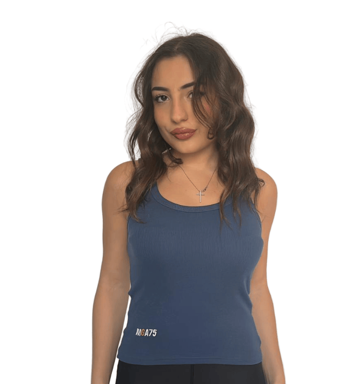 MGA75 RIB TANK - LIGHT BLUE