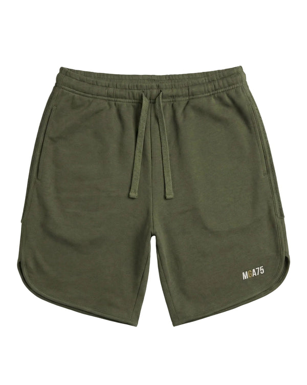 Pantaloncini in cotone verde